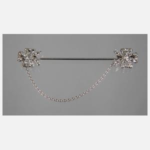 Anstecknadel mit Diamanten