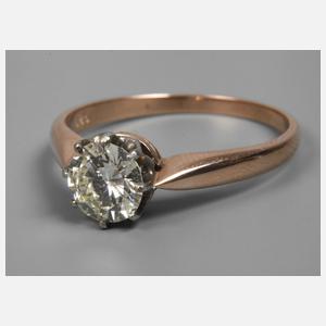 Damenring mit Brillant von 1,03 ct