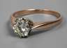 Damenring mit Brillant von 1,03 ct