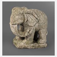 Gartenskulptur Elefant111