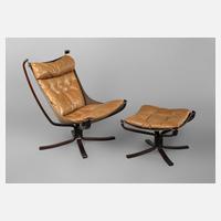 "Falcon-Chair" mit Ottomane111