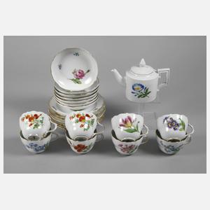 Meissen sieben Gedecke "Blume 1"