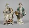 Meissen Genrefigur und Gärtnerkind