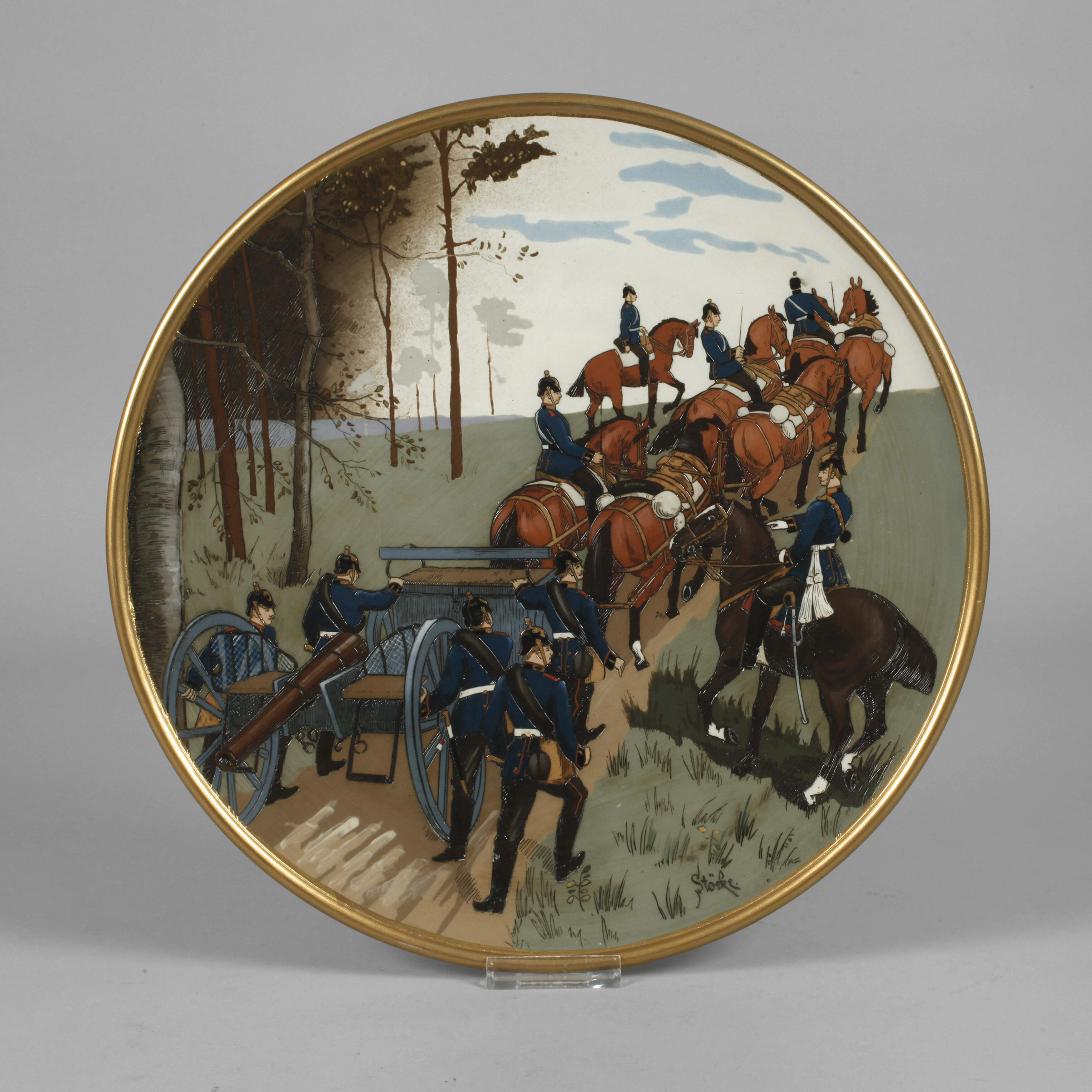 Villeroy & Boch Wandteller Militaria