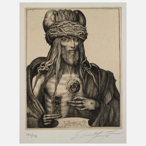 Prof. Ernst Fuchs, "Le Mat"