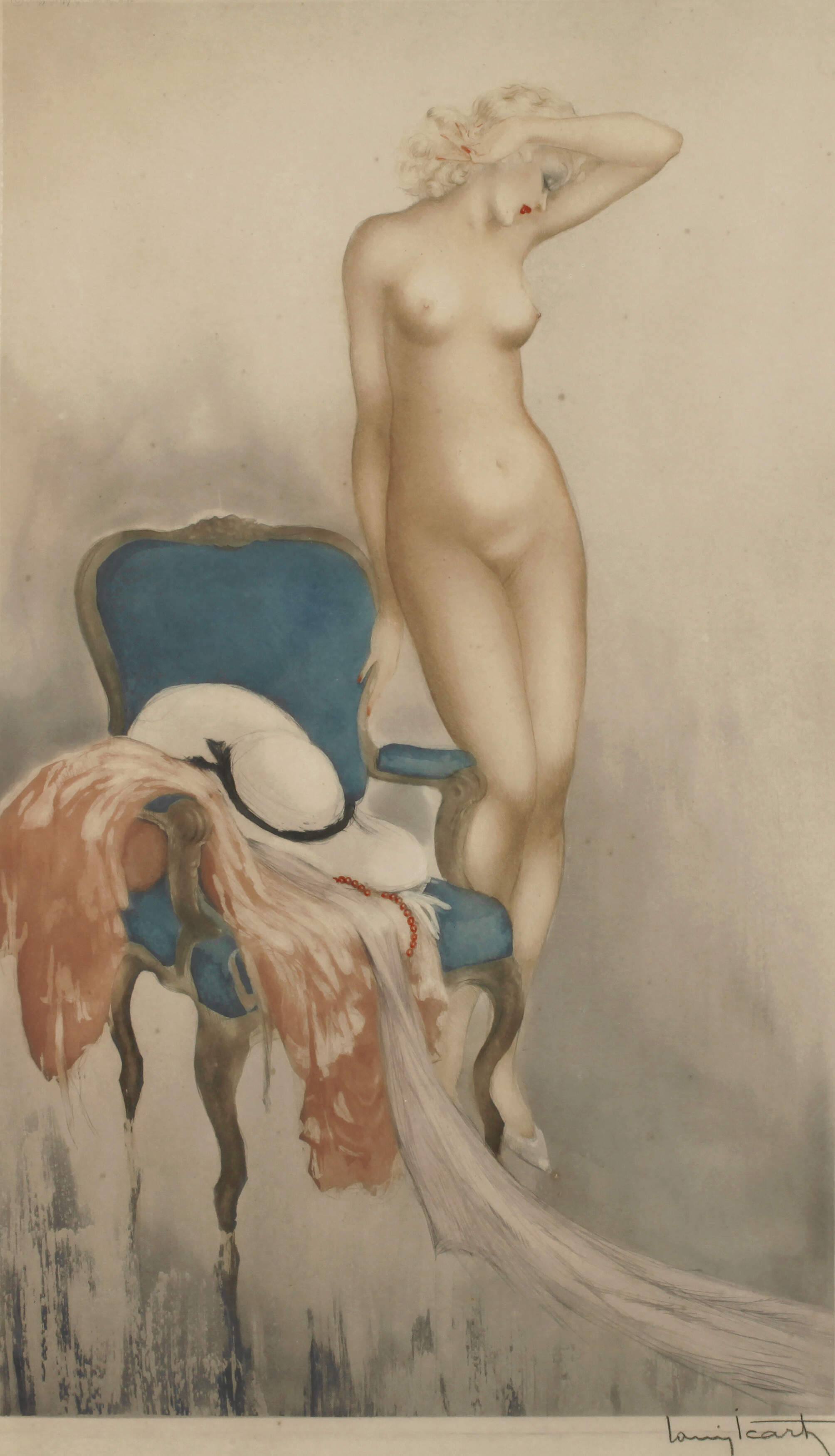 Louis Icart, Stehender Frauenakt