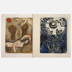 Marc Chagall, Zwei Lithographien zur Bibel