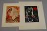 Marc Chagall, Zwei Lithographien zur Bibel