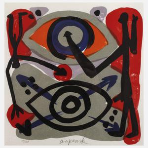 A.R. Penck, Blatt aus der Kopenhagen-Suite II