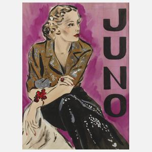 Irena von Rügen, attr., Titelblattentwurf "Juno"