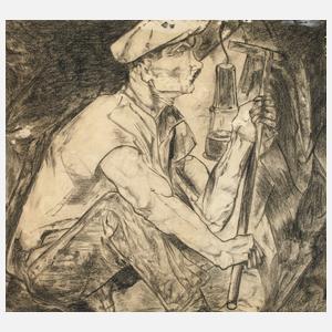 Jan Toorop, attr., Bergarbeiter