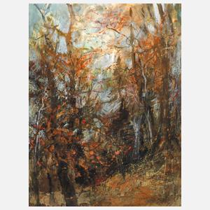 Kurt Pesl, "Herbstlicher Wald"