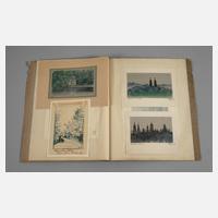 R. Klaus, Studienmappe mit Dresden-Ansichten111