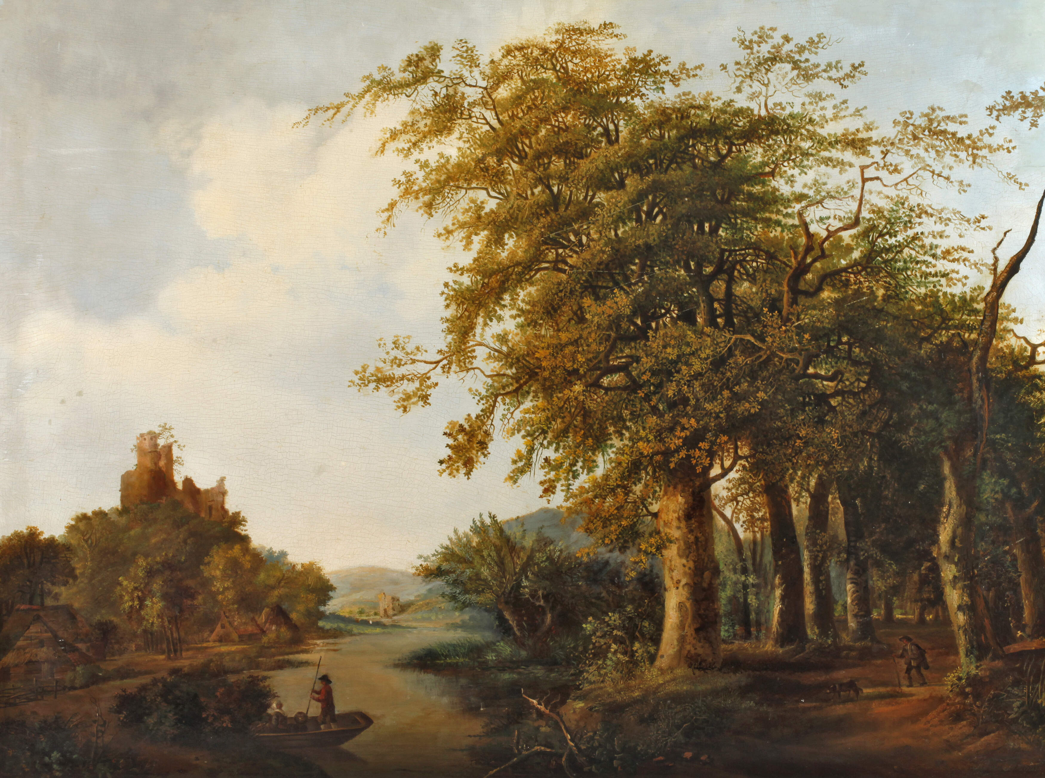 H. van Bergum, Flusslandschaft