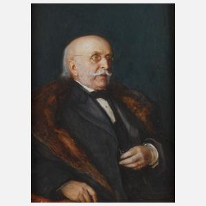 Ludwig Knaus, attr., Herrenportrait