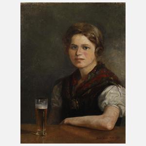 Dora Arnd-Raschid, Mädchen mit Bierglas