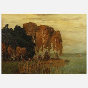 Fritz Geyer, "Herbststimmung an der Havel"