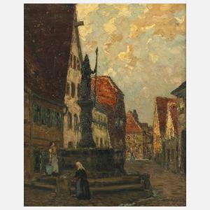 Fritz Geyer, Abendstimmung in Sommershausen