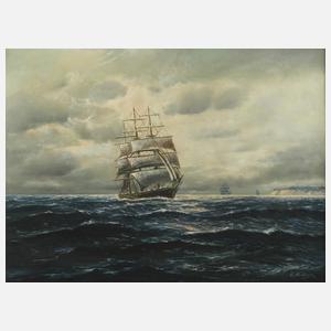 E. Krilling, Segelschiff auf See