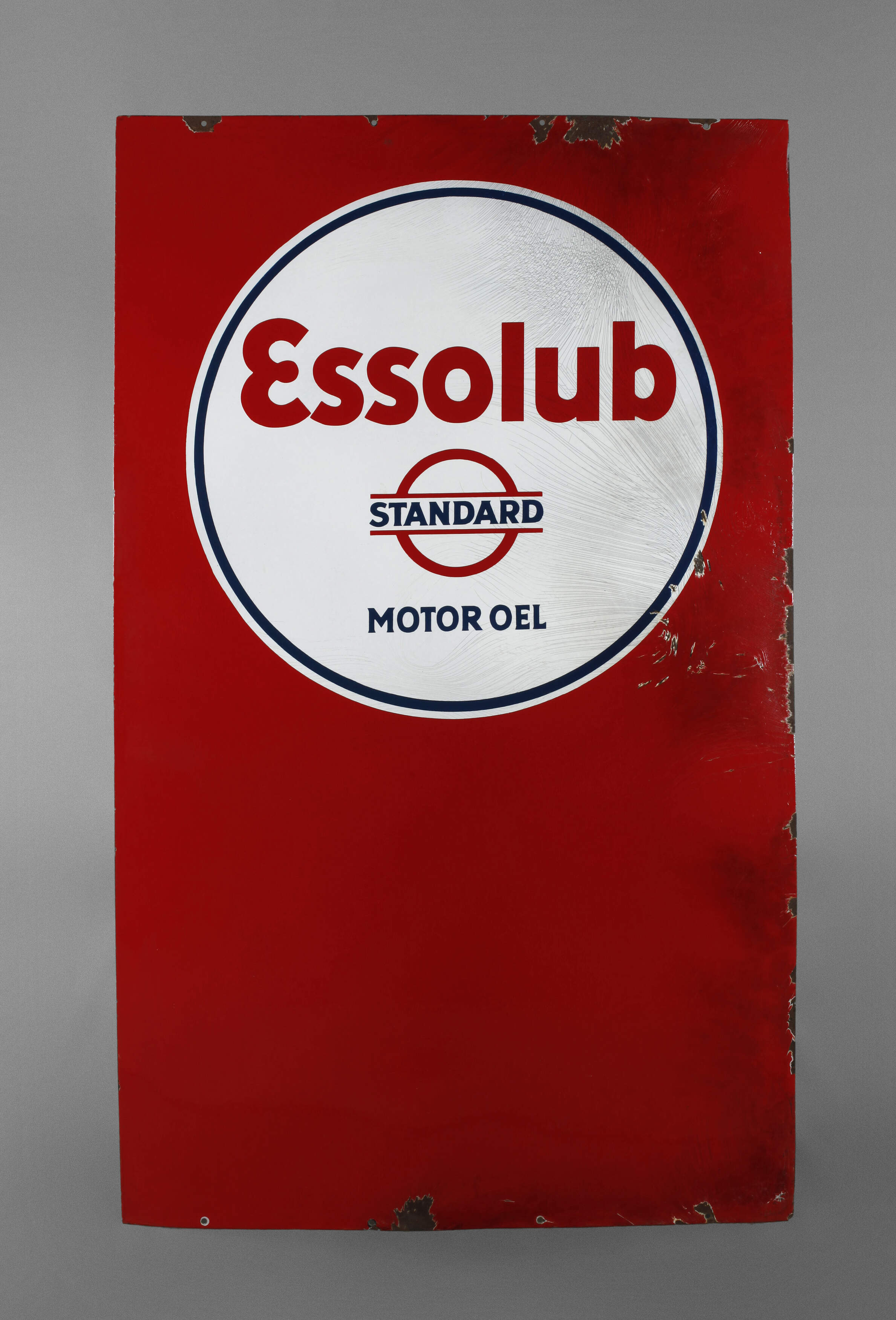 Emailleschild Esso