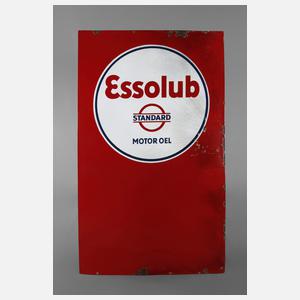 Emailleschild Esso