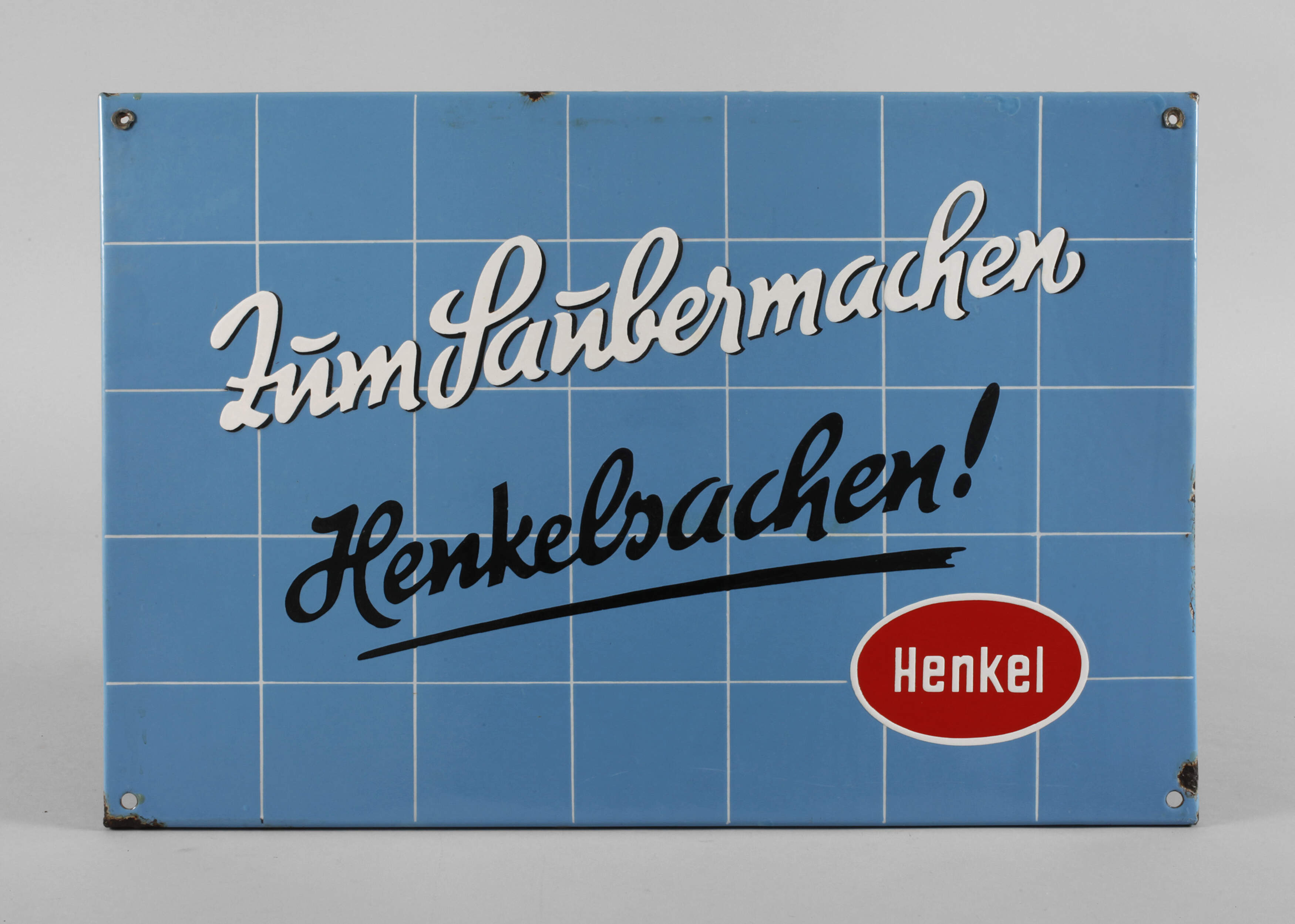 Emailleschild Henkel