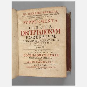 Supplementa ad electa disceptationum Forensium