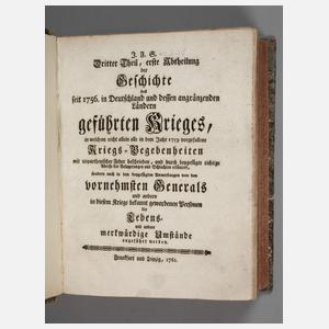 Geschichte des Krieges 1761