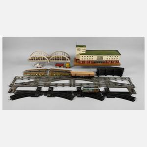 Märklin Konvolut Güterwagen und Eisenbahnzubehör