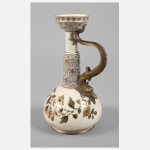 Zsolnay Pecs Ungarn Vase mit Drache