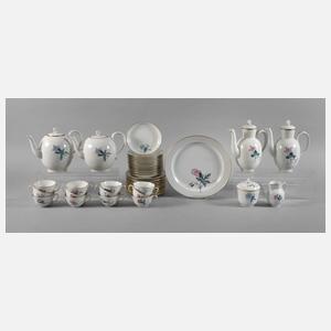 Meissen umfangreiches Kaffee-/Teeservice Art déco