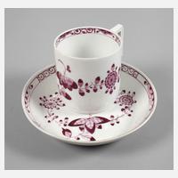 Meissen Tasse und Untertasse Marcolinizeit111