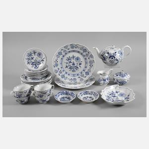 Meissen Teeservice "Zwiebelmuster"