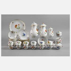 Meissen umfangreiches Kaffeeservice "Blume 1"