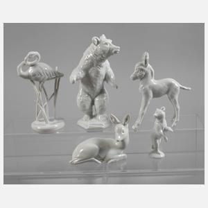 Rosenthal Konvolut kleine Tierfiguren