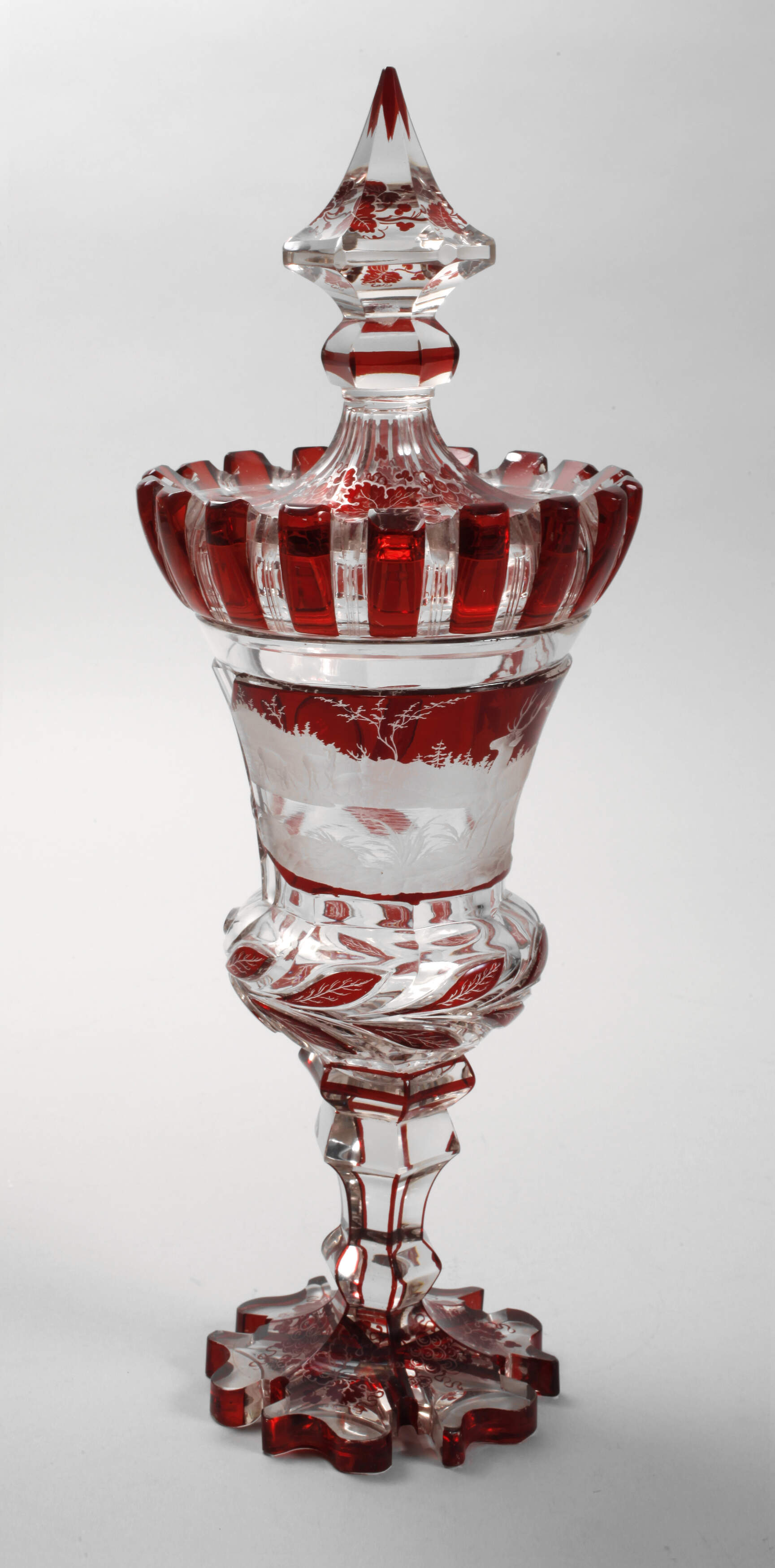 Deckelpokal Biedermeier