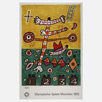 James Alan Davie, Plakat für Olympische Spiele 1972111