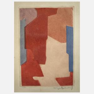 Serge Poliakoff, Komposition