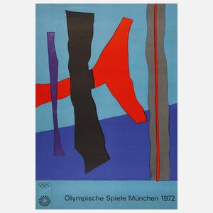 Fritz Winter, Plakat für Olympiade 1972