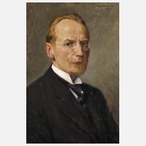 Prof. Wilhelm Claudius, Herrenportrait