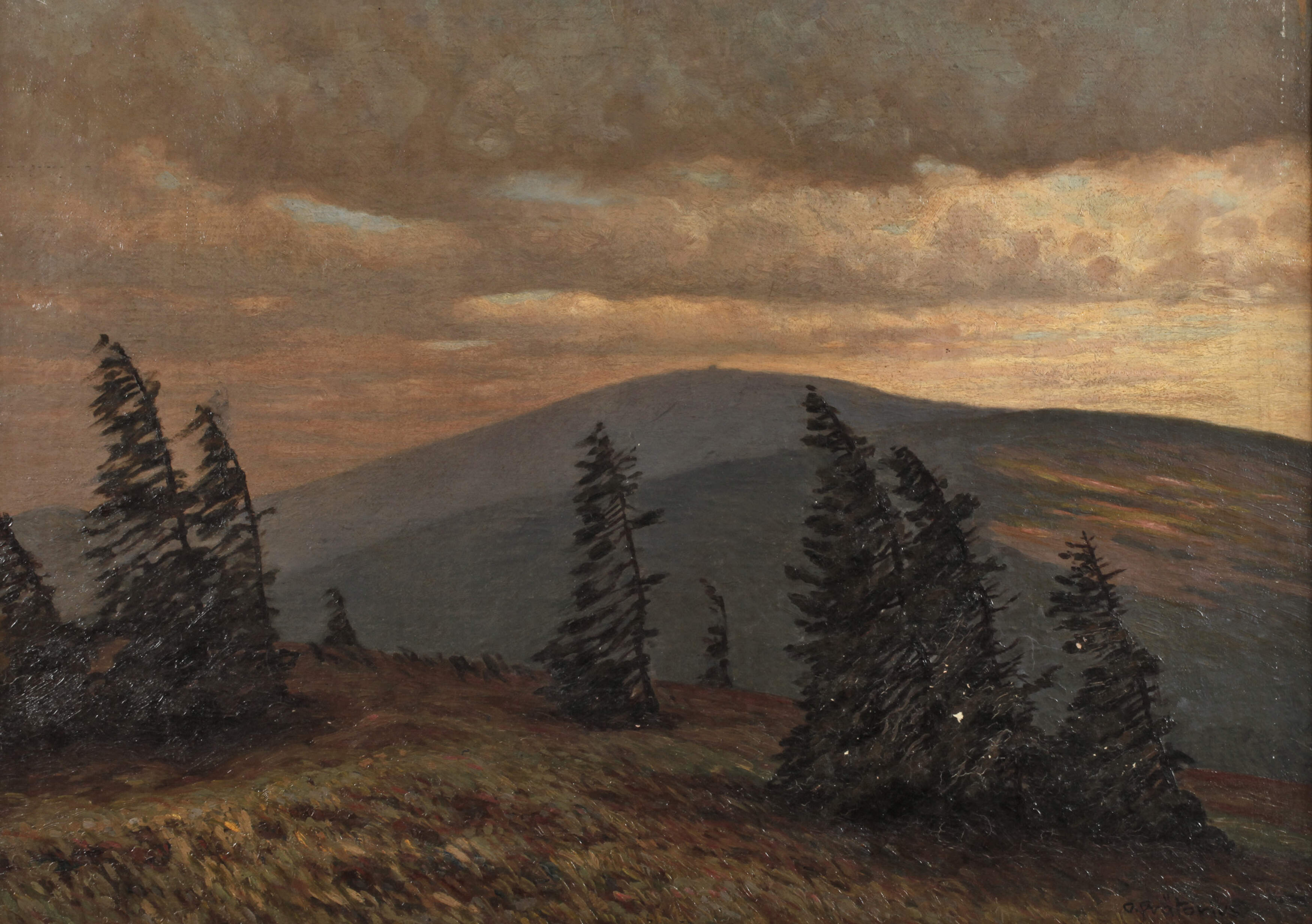 Karl Otto Prätorius, "Blick zum Keilberg"