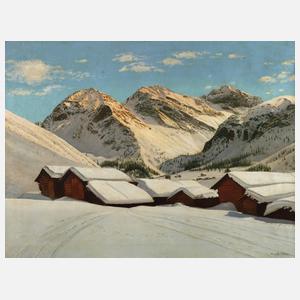 de Beldère, Winter im Gebirge