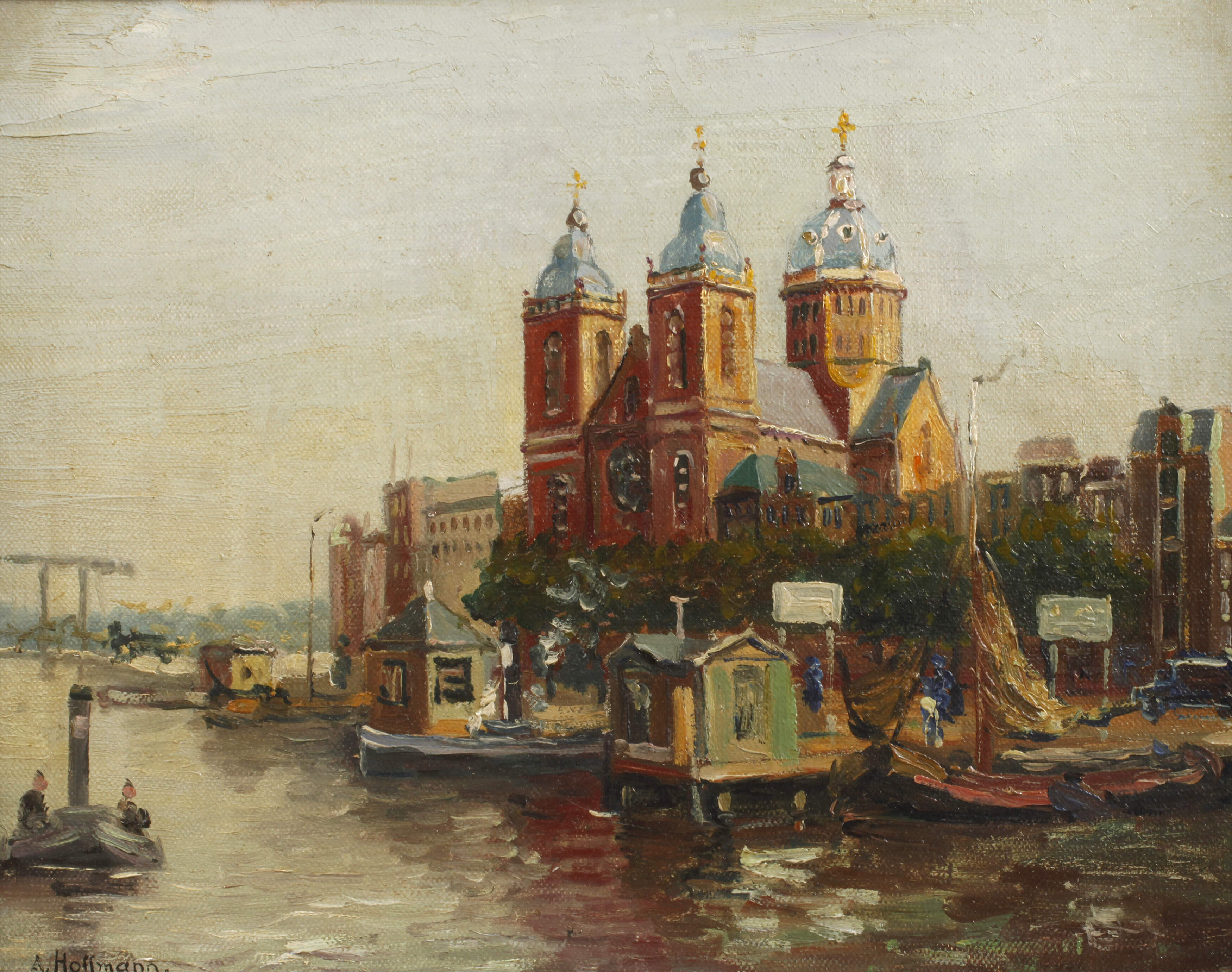 A. Hoffmann, Sint Nicolaas Basiliek in Amsterdam