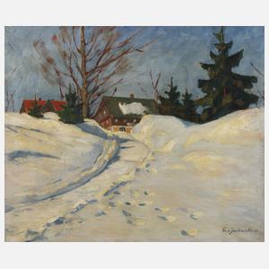 Franz von Jackowski, Lichte Winterlandschaft