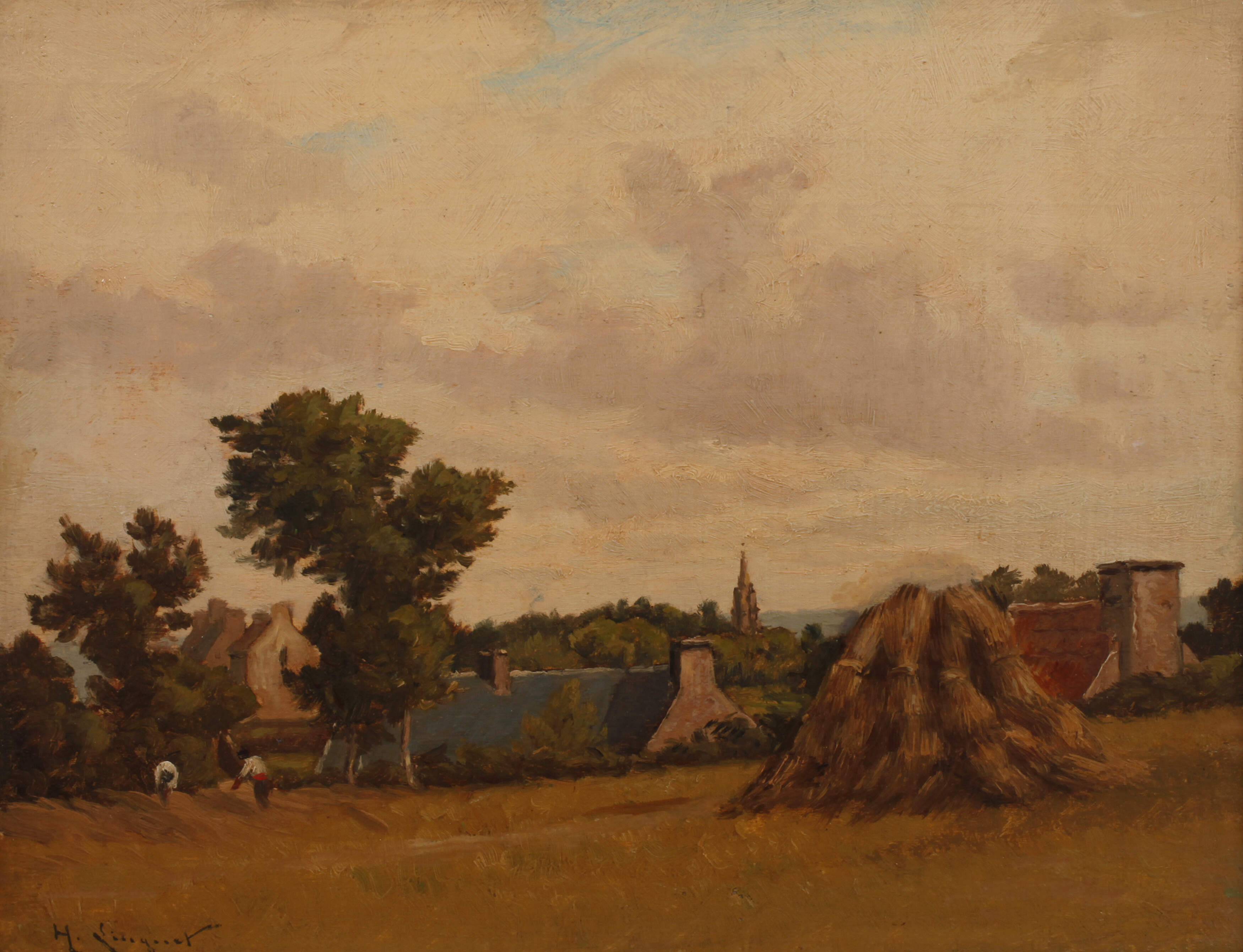 Henri Linguet, Spätsommer auf dem Land