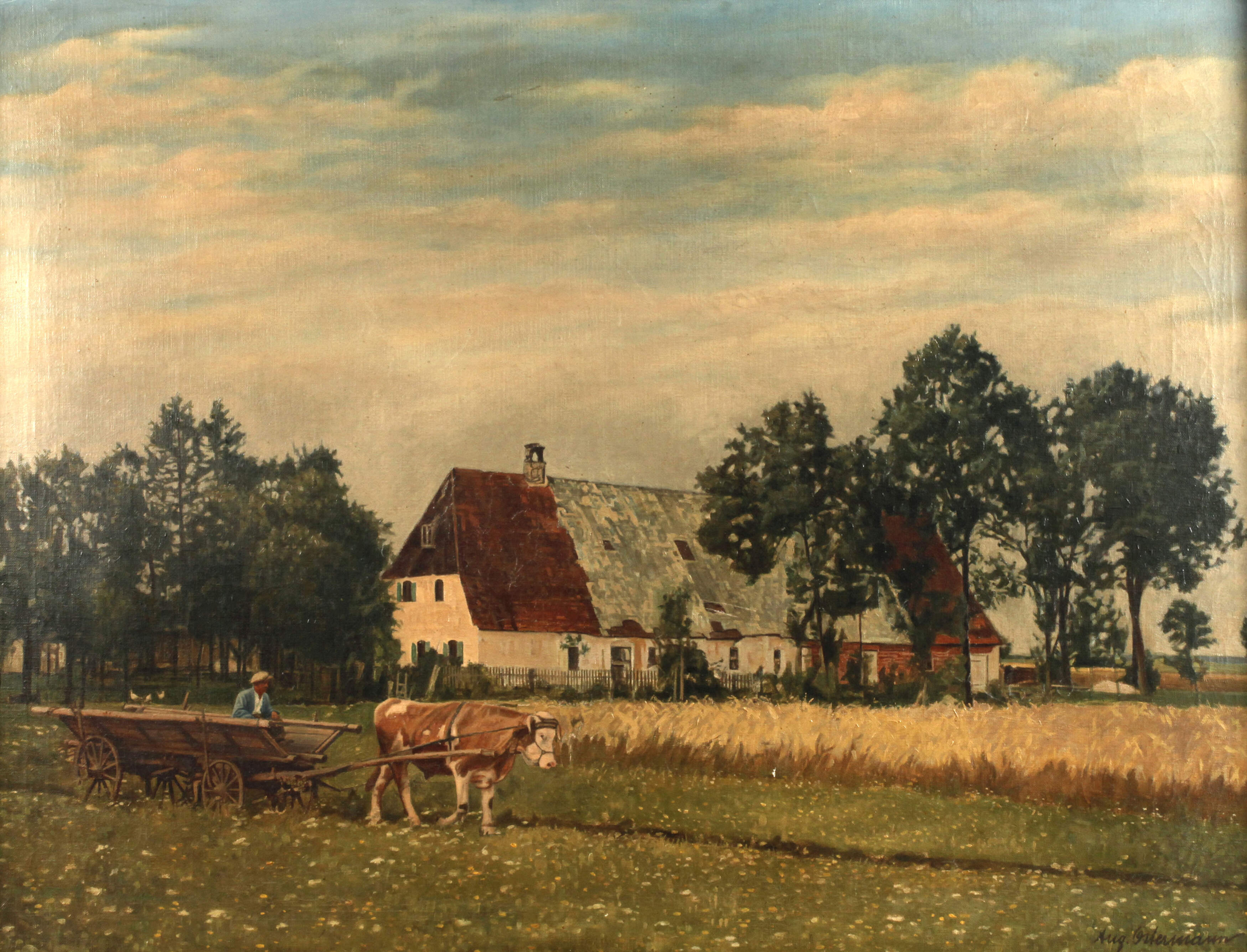 August Ostermann, "Altes Bauernhaus"