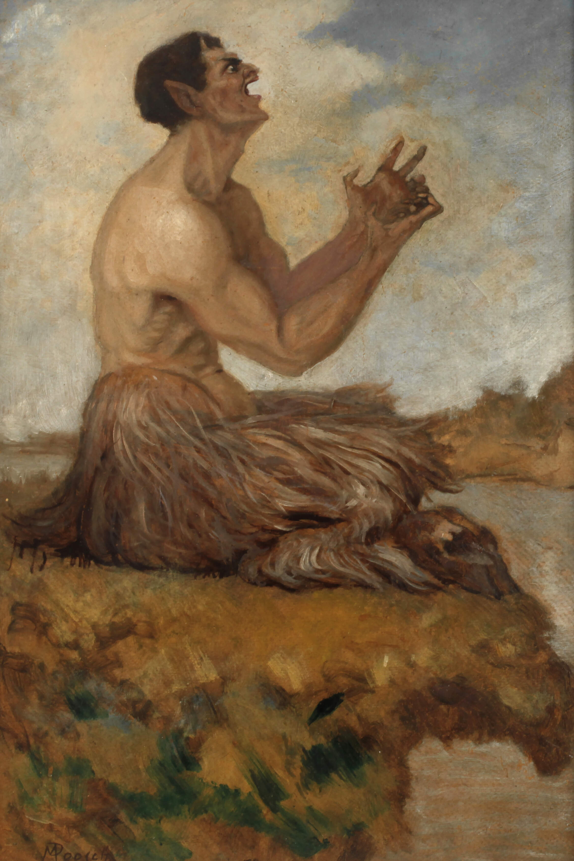 Max von Poosch, Klagender Faun