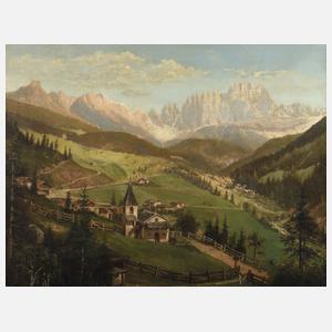 August Roschlau, St. Zyprian mit Rosengarten