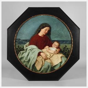 Max Georg Rossmann, attr., Madonna mit Jesuskind