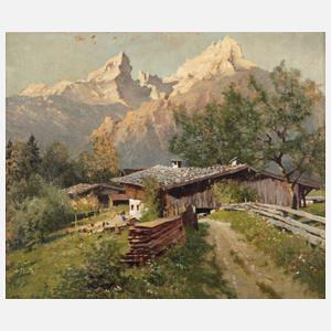 Josef YOS Süßmeier, Almhütte am Watzmann